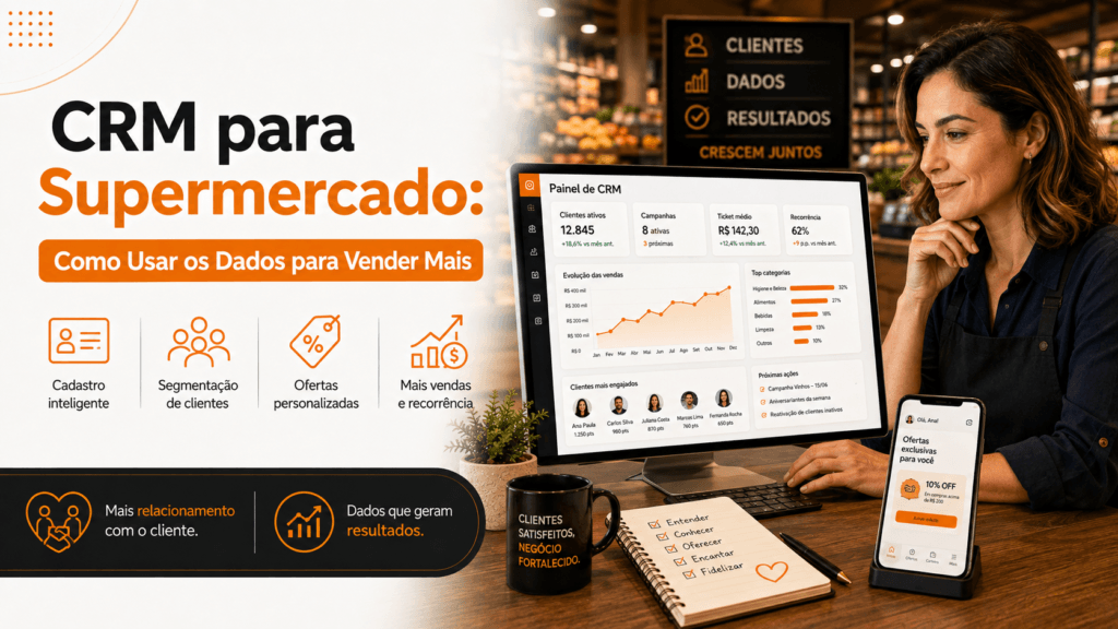 CRM para Supermercado: Como Usar os Dados para Vender Mais